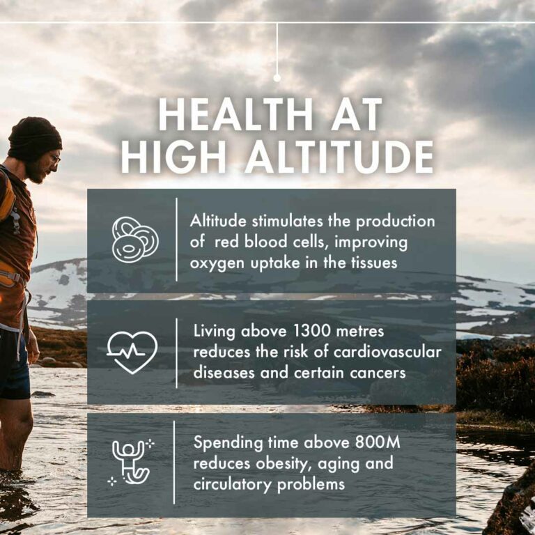 The mountains mean health