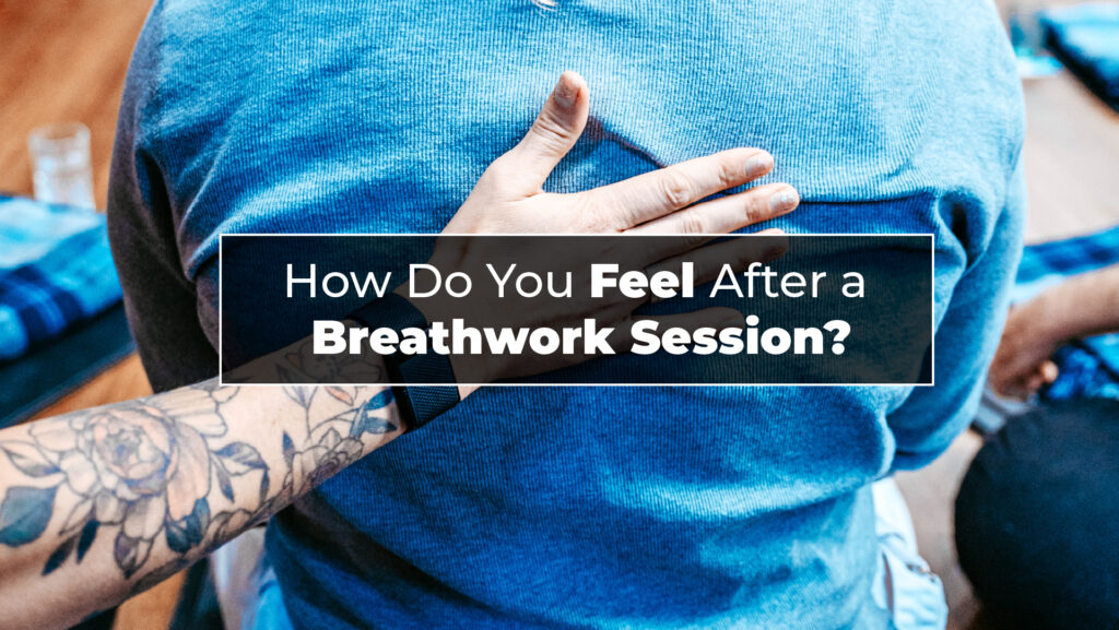 a photo of a woman after practicing breathwork